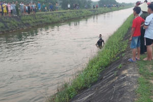 Đi tắm kênh, một học sinh tại Hà Tĩnh đuối nước thương tâm