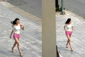 Mỹ nhân đóng quảng cáo giữa đường gây bão mạng xã hội là ai?