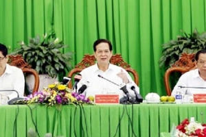 Thủ tướng Nguyễn Tấn Dũng chỉ đạo phòng, chống xâm nhập mặn