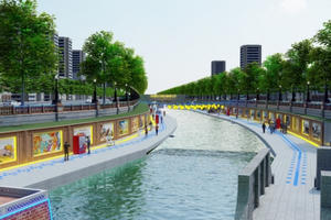 Mô hình cải tạo sông Tô Lịch thành “Công viên Lịch sử-Văn hóa-Tâm linh”