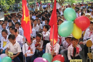 Bạc Liêu: Năm học 2016 – 2017 học sinh tựu trường sớm nhất vào ngày 8/8