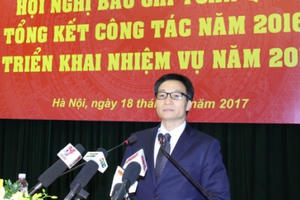 Phó Thủ tướng Vũ Đức Đam: Làm sao để danh dự nhà báo được tôn vinh