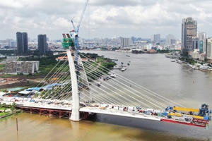 Cầu Thủ Thiêm 2 sẽ hợp long dịp 2/9