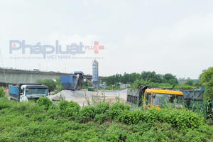 UBND huyện Gia Lâm yêu cầu tháo dỡ, di dời trạm trộn bê tông sai phép của Công ty Trọng Phụng