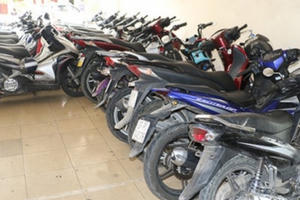 Bắt giữ nhóm đối tượng thực hiện hơn 60 vụ trộm cắp xe máy tại Nghệ An