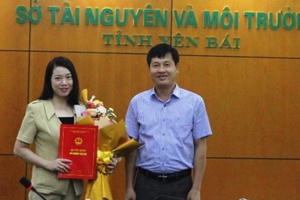 Bà Trịnh Thị Thu Huyền được bổ nhiệm làm Phó Giám đốc Sở TN&MT tỉnh Yên Bái
