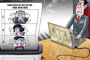 Nâng điểm khủng: Không thể ‘nhân văn giả hiệu’ trước sai phạm