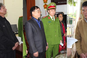 Nghệ An: Khởi tố 3 bị can, 2 người từng là Chủ tịch xã