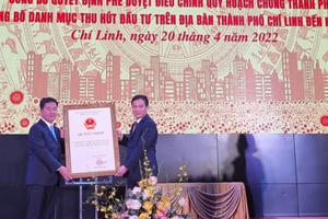 Hải Dương: Công bố điều chỉnh quy hoạch phát triển chung TP Chí Linh đến năm 2040