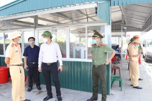 Thị xã Đông Triều( Quảng Ninh): Cửa ngõ giao thông an toàn trong phòng chống dịch Covid-19