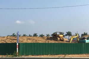 Quảng Ngãi chấn chỉnh các bãi tập kết vật liệu xây dựng không phép