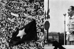 Hình ảnh ngày Cách mạng tháng Tám 1945 ở Hà Nội