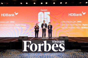 HDBank lần thứ 6 liên tiếp vào Top 25 thương hiệu niêm yết dẫn đầu theo đánh giá của Forbes HDBank lần thứ 6 liên tiếp vào Top 25 thương hiệu niêm yết dẫn đầu theo đánh giá của Forbes