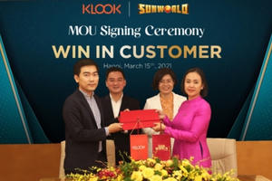 Sun World hợp tác với ứng dụng trực tuyến Klook kích cầu du lịch nội địa