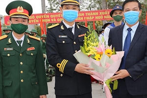 Hải Phòng: 2.500 thanh niên lên đường nhập ngũ
