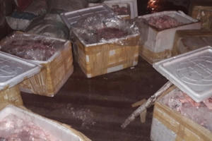 Liên tục phát hiện xe chở nội tạng, mỡ động vật đã hôi thối