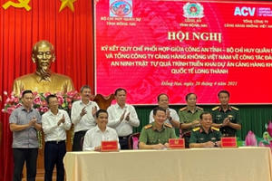 Công an Đồng Nai, quân sự và ACV ký kết phối hợp đảm bảo an ninh sân bay trong thời điểm xây dựng