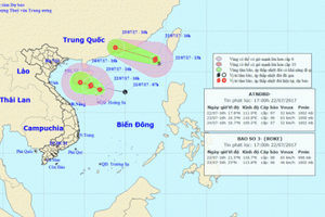 Dự báo thời tiết ngày 23/7: Cập nhật mới nhất về áp thấp nhiệt đới trên biển và cơn bão số 3