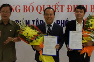 Bổ nhiệm Tổng biên tập và Phó TBT báo Sức khỏe cộng đồng