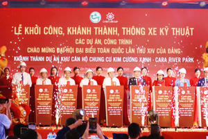 Cần Thơ: Khánh thành Khu căn hộ chung cư cao cấp Kim Cương Xanh - Cara River Park