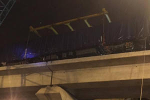 Cận cảnh khớp nối tàu đường sắt Cát Linh - Hà Đông