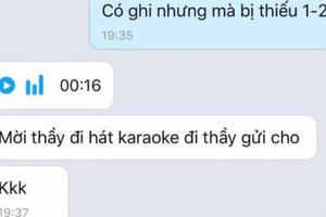 Nhắn tin gợi ý nữ sinh đi hát, nhân viên trung tâm thể hình bị sa thải