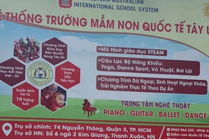 Vụ Trường mầm non quốc tế Tây Úc tại Hà Nội chưa được cấp phép: Trường mầm non Tây Úc HCM lên tiếng