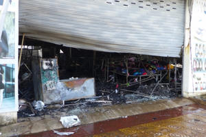 Bình Phước: Cháy cửa hàng giày dép, hai mẹ con tử vong