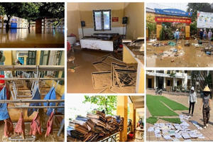 Ngành Giáo dục các tỉnh miền núi phía Bắc chịu thiệt hại nặng nề sau bão số 3