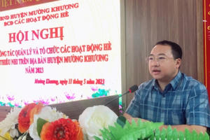 Ông Hoàng Trường Minh được giao Quyền chủ tịch UBND huyện Mường Khương