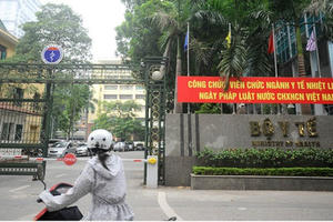 Bộ Y tế: Giảm 1.260 lãnh đạo để tinh gọn bộ máy