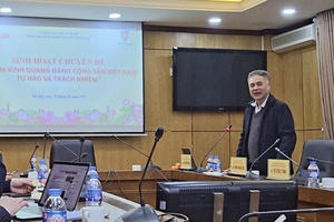 Báo Pháp luật Việt Nam tổ chức Sinh hoạt chuyên đề 95 năm vinh quang Đảng Cộng sản Việt Nam