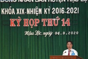 Thanh Hóa: Ông Nguyễn Minh Hoàng được bầu giữ chức Chủ tịch UBND huyện Hậu Lộc