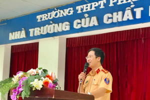 CA quận Ba Đình tích cực tuyên truyền pháp luật về ATGT cho học sinh trên địa bàn CA quận Ba Đình tích cực tuyên truyền pháp luật về ATGT cho học sinh trên địa bàn