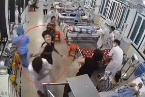Nhân viên y tế Bệnh viện Đa khoa Nam Định bị người nhà bệnh nhân hành hung