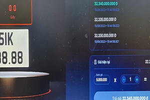 Số tiền "siêu khủng" từ hoạt động đấu giá 11 biển số ô tô "siêu đẹp"