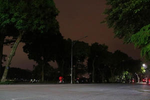 Hà Nội vắng vẻ trong Giờ Trái đất