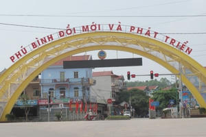 Huyện Phú Bình (Thái Nguyên) đạt chuẩn nông thôn mới
