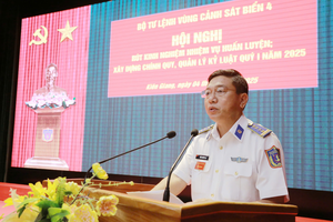 BTL Vùng Cảnh sát biển 4 nâng cao chất lượng huấn luyện, xây dựng chính quy, quản lý kỷ luật