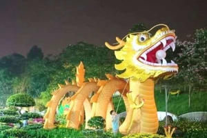 Độc đáo linh vật Rồng tại Nghệ An