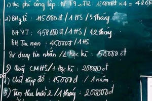 Xa hoa như... quỹ phụ huynh Xa hoa như... quỹ phụ huynh