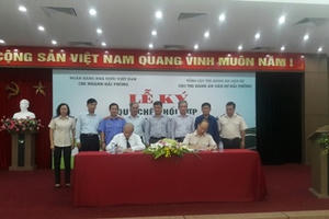 Ký kết quy chế phối hợp trong công tác thi hành án dân sự