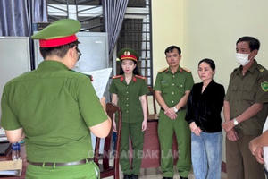 Bắt giam nữ giám đốc công ty sản xuất thực phẩm giả mang nhãn Trần Kim Huyền