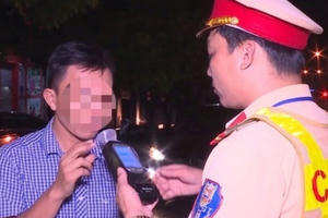 Thanh Hóa: Một tháng “thổi” hơn 3,2 tỷ đồng vì nồng độ cồn