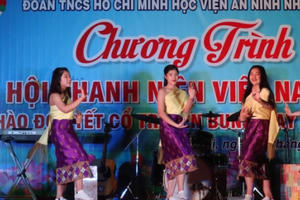 Tuổi trẻ Học viện An ninh nhân dân vun đắp tình hữu nghị Việt - Lào