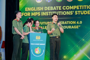 Học viện An ninh nhân dân “ẵm” giải Nhất cuộc thi tranh biện bằng tiếng Anh