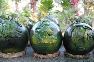 Tết Bính Thân “sốt” dưa hấu in hình chú khỉ Tết Bính Thân “sốt” dưa hấu in hình chú khỉ