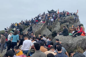 6 ngày Tết, Yên Tử đón 5,5 vạn lượt khách