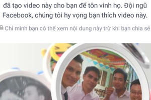 Facebook nhắc người dùng kỷ niệm Ngày tình bạn - Friendsday