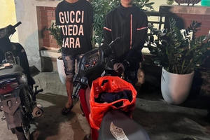 Bắt 2 đối tượng dùng dao quắm chém người, cướp xe máy tại Vĩnh Phúc